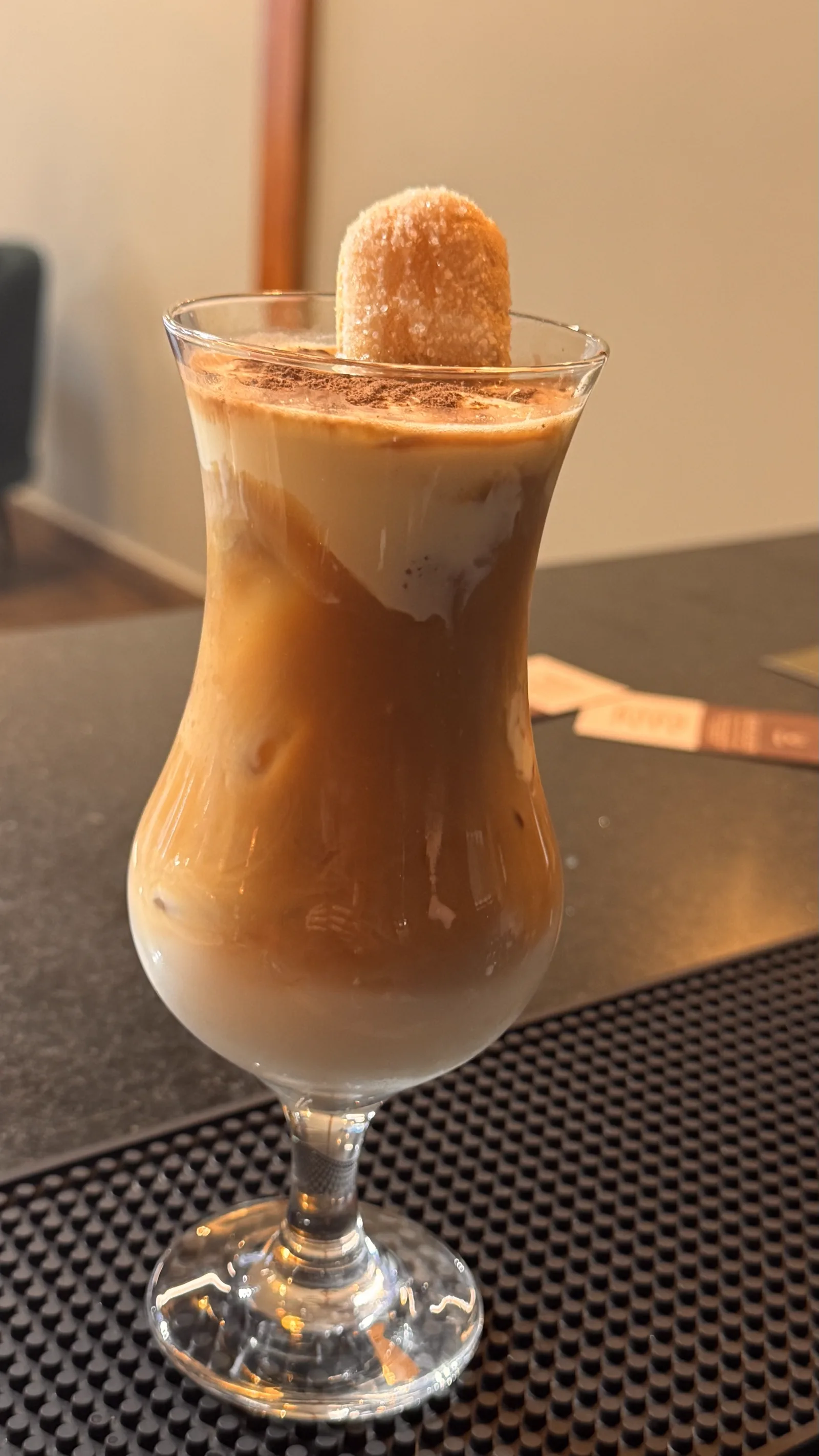 Café gelado de tiramisù